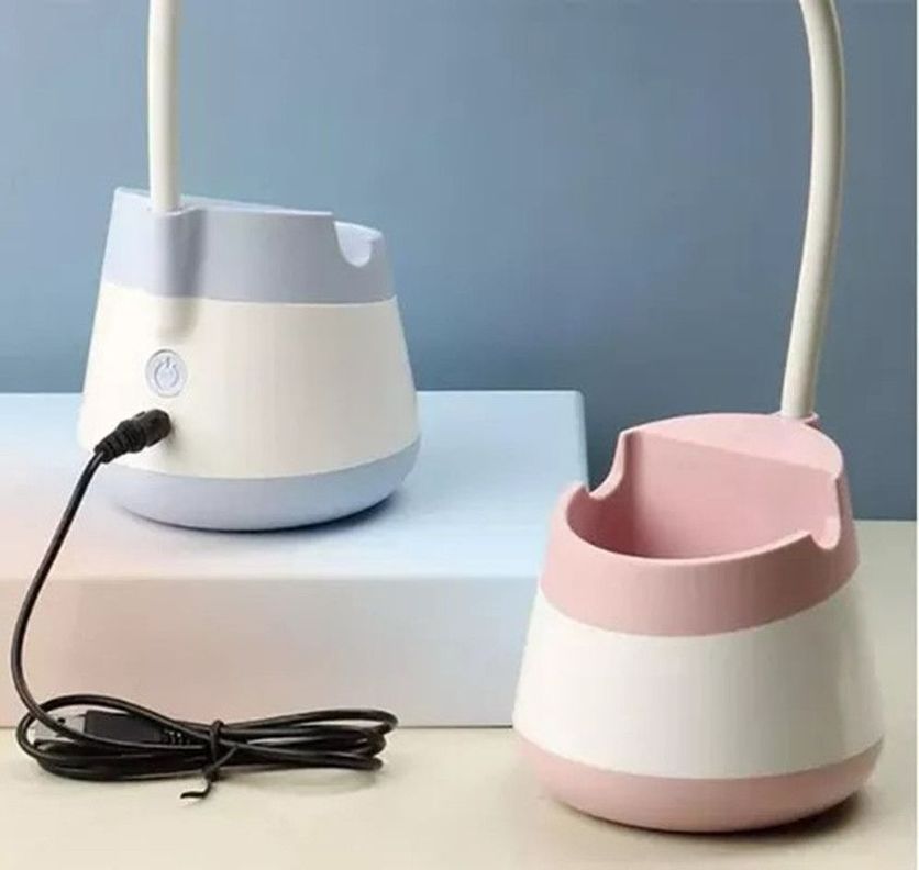 Lámpara Mesa Bolígrafo Bisagras Oficina Recargable USB Lau-1