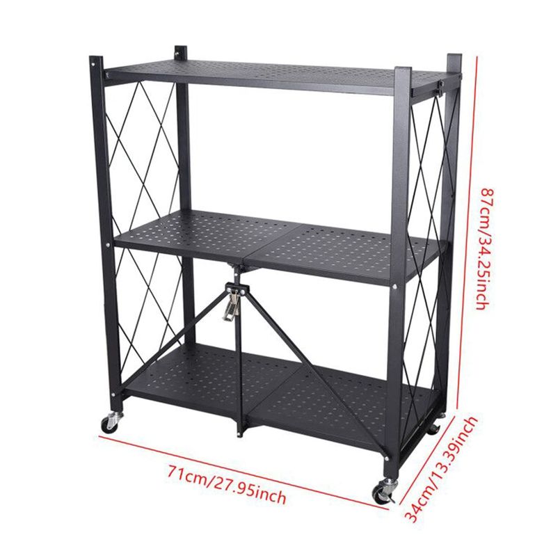 Estante Cocina Extraíble Almacenamiento Plegable Rondon-4