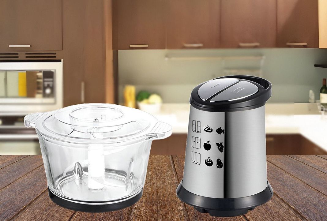 Procesador Alimentos 2L Picadora Carne Acero Inoxidable Lau-7