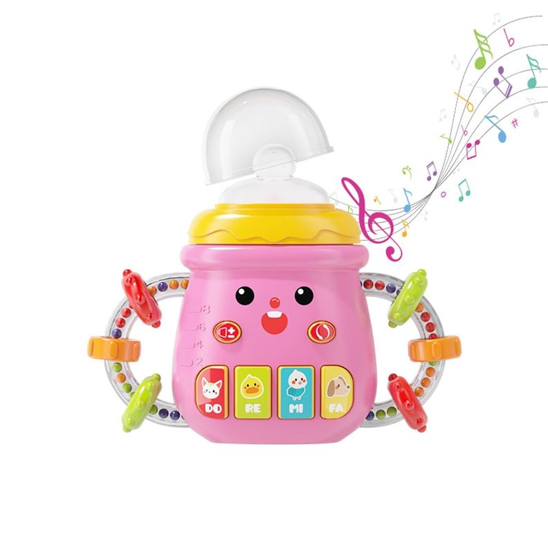 Mamadera Juguete Sonajero Musical Bebe Biberón Rondon-1