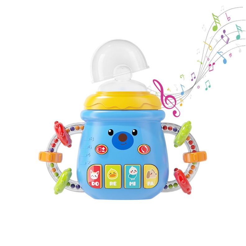 Mamadera Juguete Sonajero Musical Bebe Biberón Rondon-5