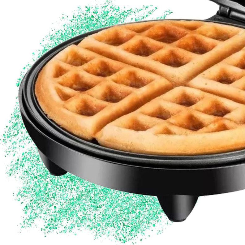 Máquina Waffles Sandwichera Antiadherente 1000W Practica Lau-3