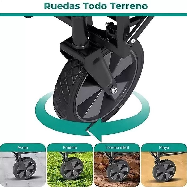 Carro Vagon Transportar Ajustable Tela Portatil Comodo Jer-7