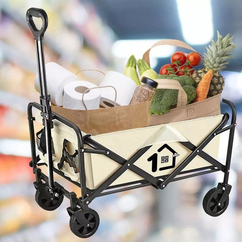 Carro Vagon Transportar Ajustable Tela Portatil Comodo Jer-9