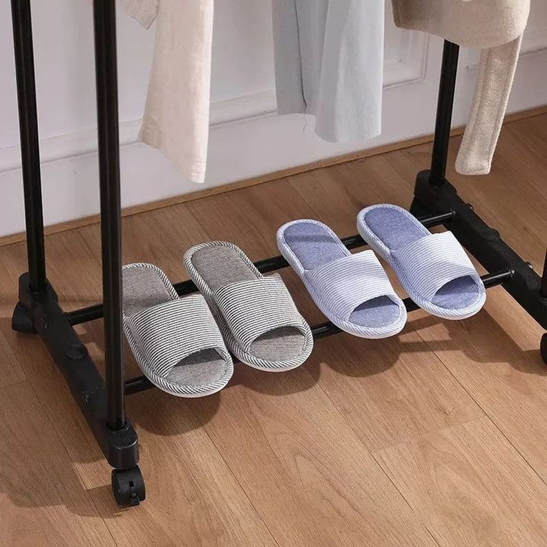 Perchero Ropa Organizador Multifuncional Ruedas Doble Jer-1