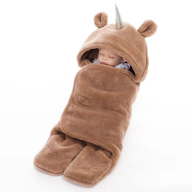 Saco Dormir Recién Nacido Cálida Suave Bebé Unicornio Rondon-6