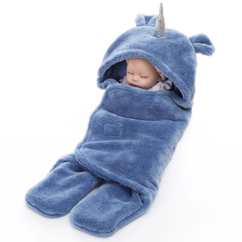 Saco Dormir Recién Nacido Cálida Suave Bebé Unicornio Rondon-7
