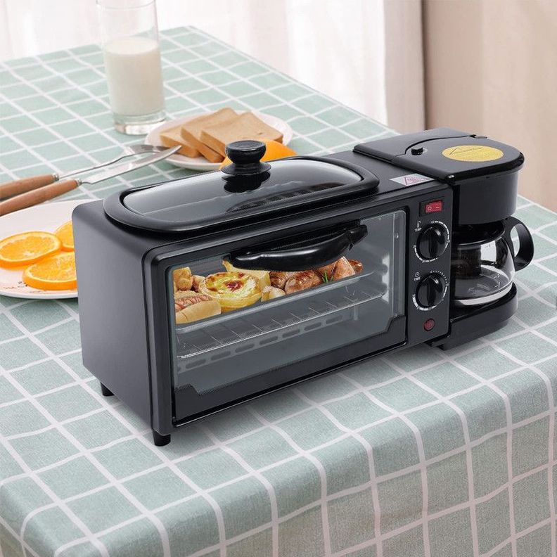 Mini Horno Desayuno Máquina 3 en 1 Desayuno Lau-2