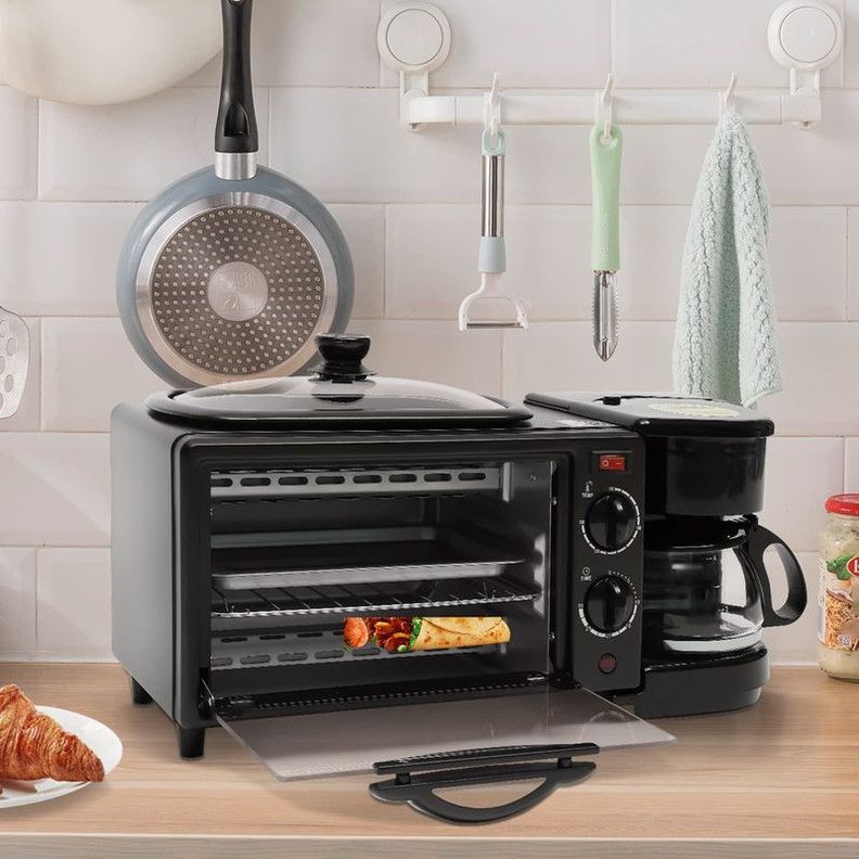 Mini Horno Desayuno Máquina 3 en 1 Desayuno Lau-5