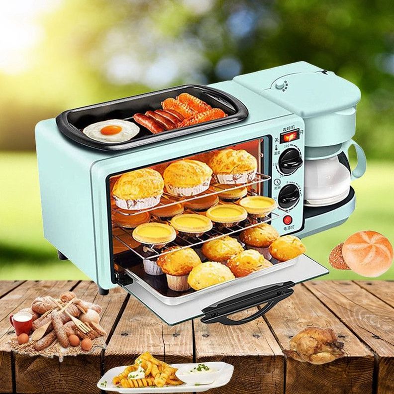 Mini Horno Desayuno Máquina 3 en 1 Desayuno Lau-7