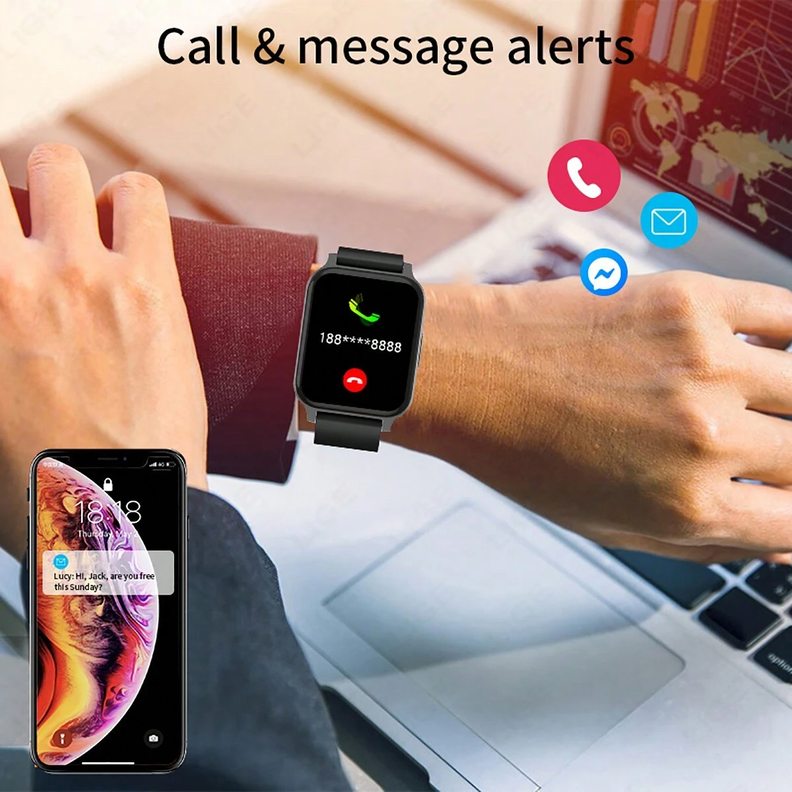 
Reloj Inteligente Unisex Llamar Bluetooth Smartwatch Rondon-3