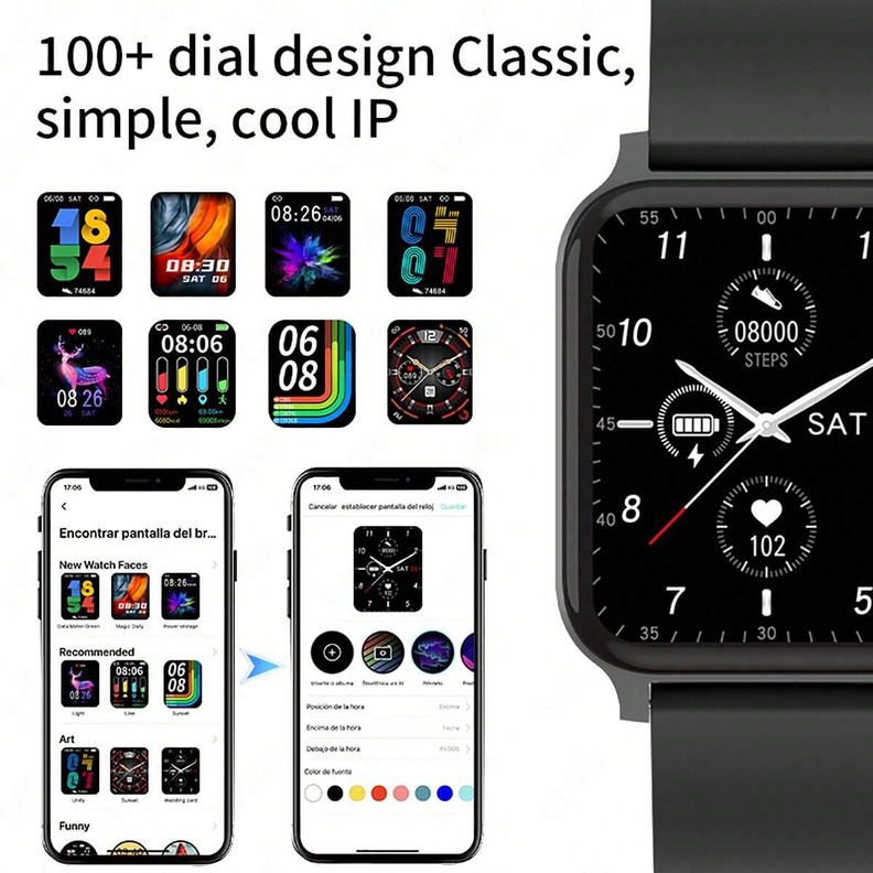 
Reloj Inteligente Unisex Llamar Bluetooth Smartwatch Rondon-7