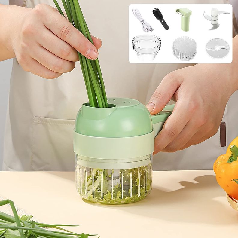 Picadora Eléctrica Procesadora Alimentos Cocina Mano Rondon-2