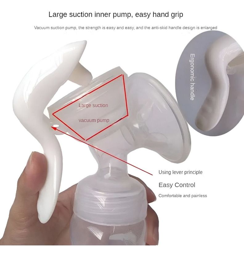 Sacaleche Extractor Leche Manual Lactancia Portátil Jhn-5