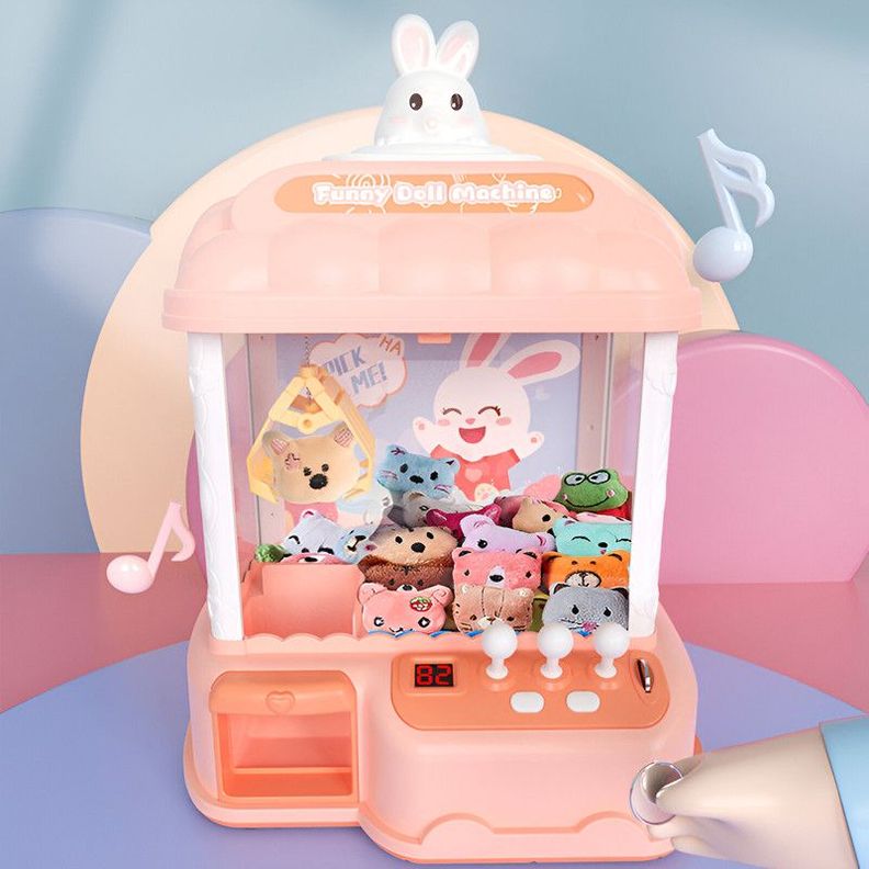 Juguete Garra Maquina Catch Doll Machine Niños Diversion Lau-2