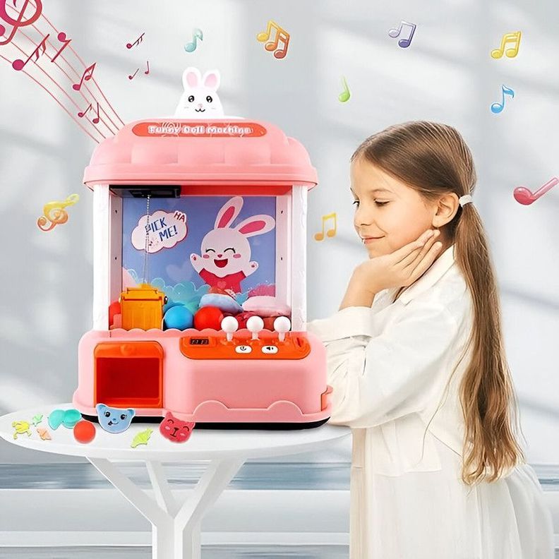 Juguete Garra Maquina Catch Doll Machine Niños Diversion Lau-4