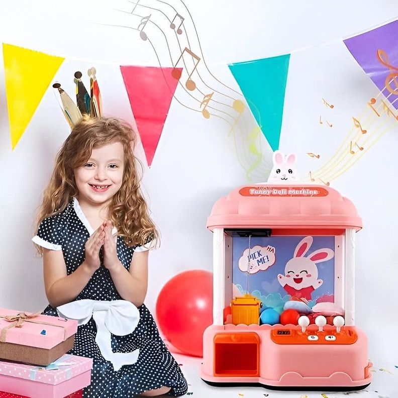Juguete Garra Maquina Catch Doll Machine Niños Diversion Lau-7