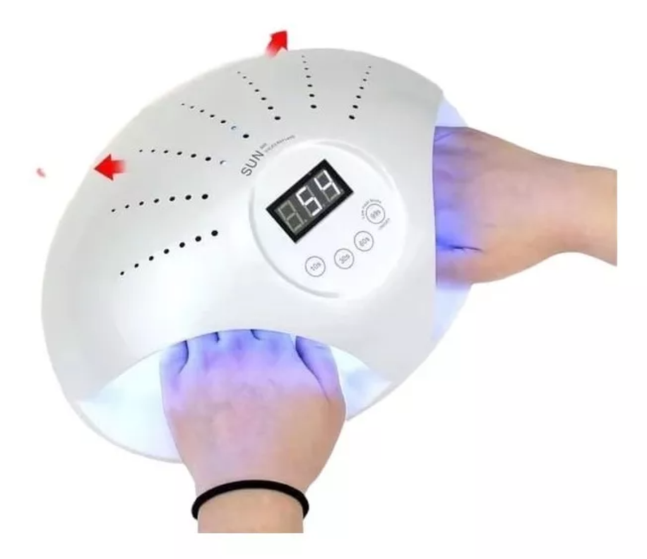 Lampara Uv LED Secado Doble Manicura Gel 48W Lau-3