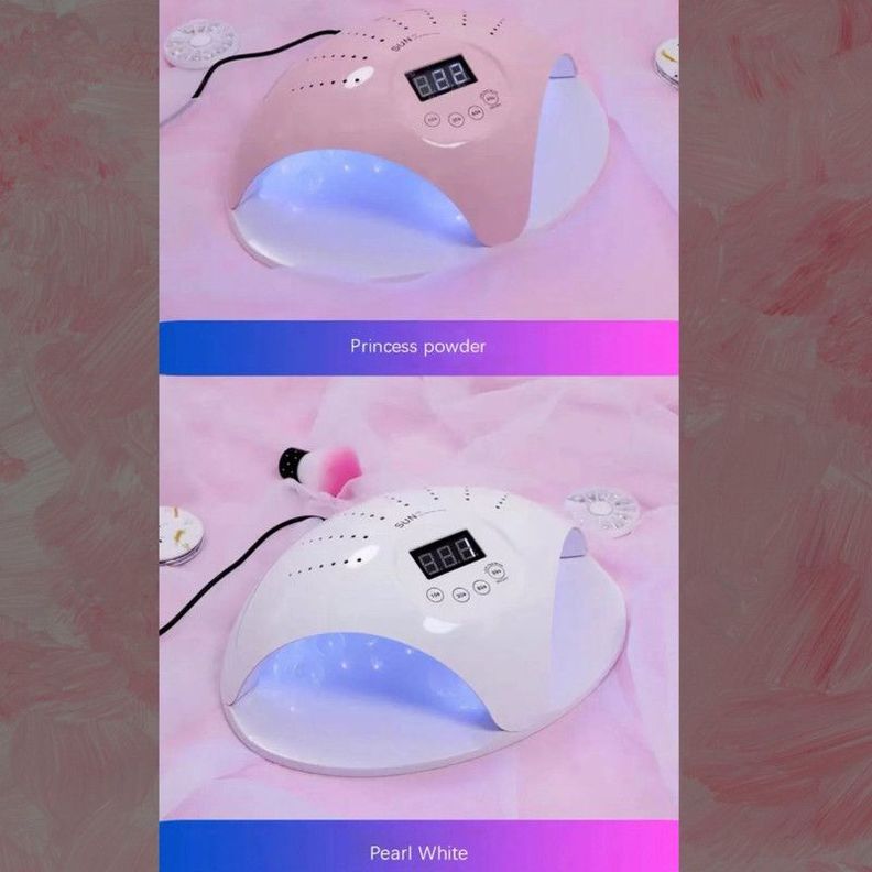 Lampara Uv LED Secado Doble Manicura Gel 48W Lau-6