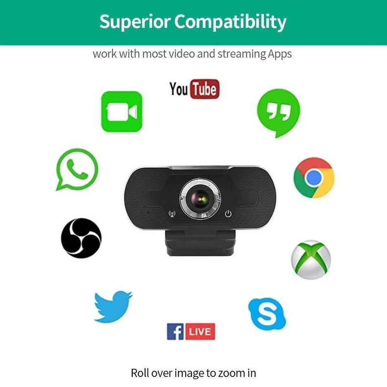 Cámara Web Hd Portátil Multifunción Micrófono Rondon-1