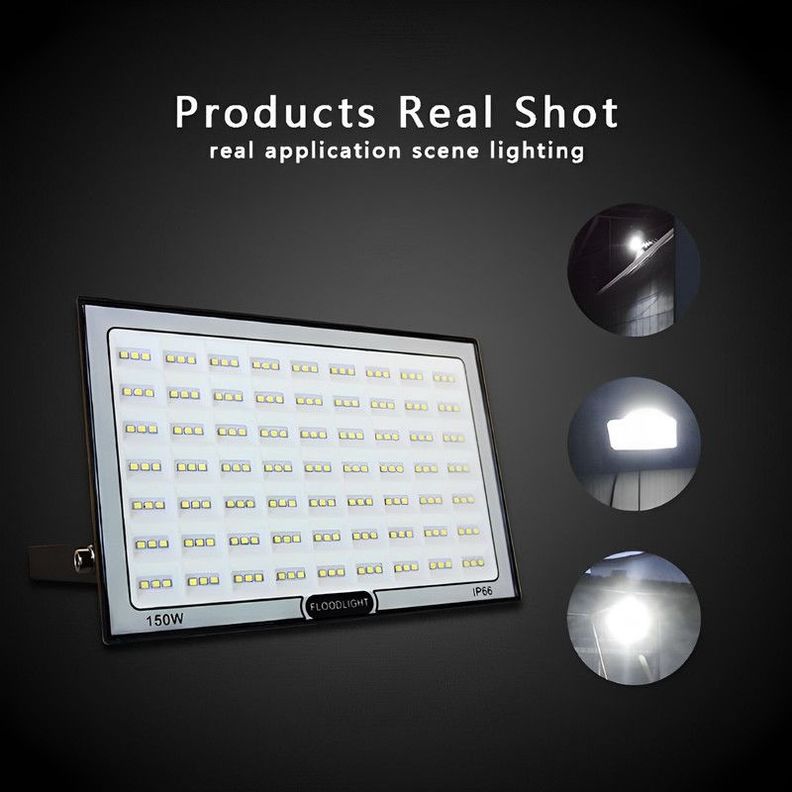 Reflector LED Exterior 150W Hogar Jardin Alumbrado Lau-6