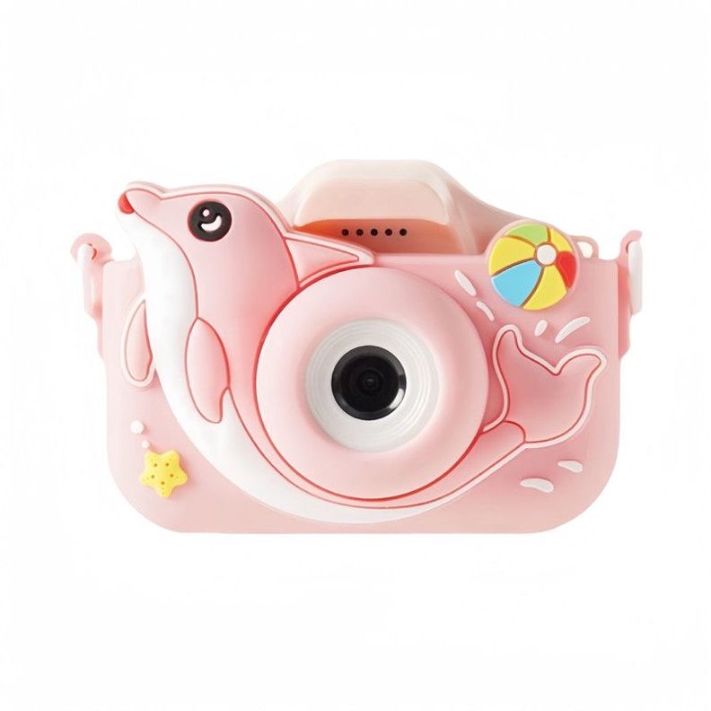 Camara Digital Delfin Portatil Niños Fotos HD Lau-0