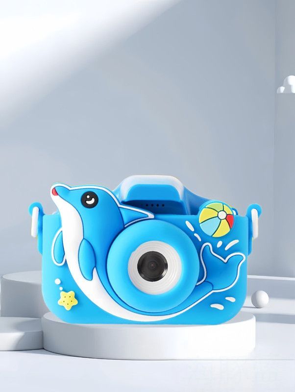 Camara Digital Delfin Portatil Niños Fotos HD Lau-4