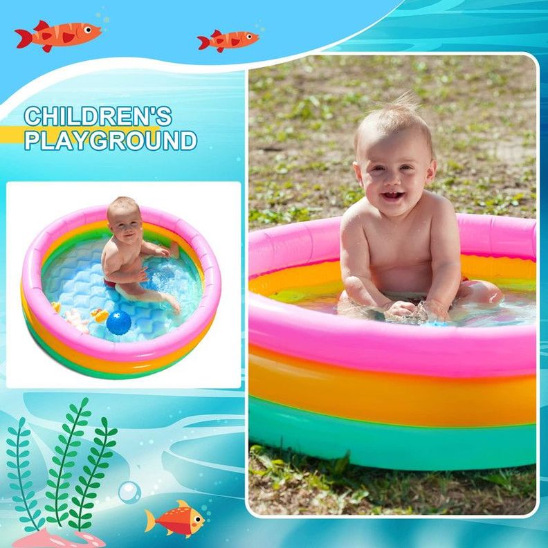 Piscina Infantil Inflable Agua Diversion Acuatica Rondon-4