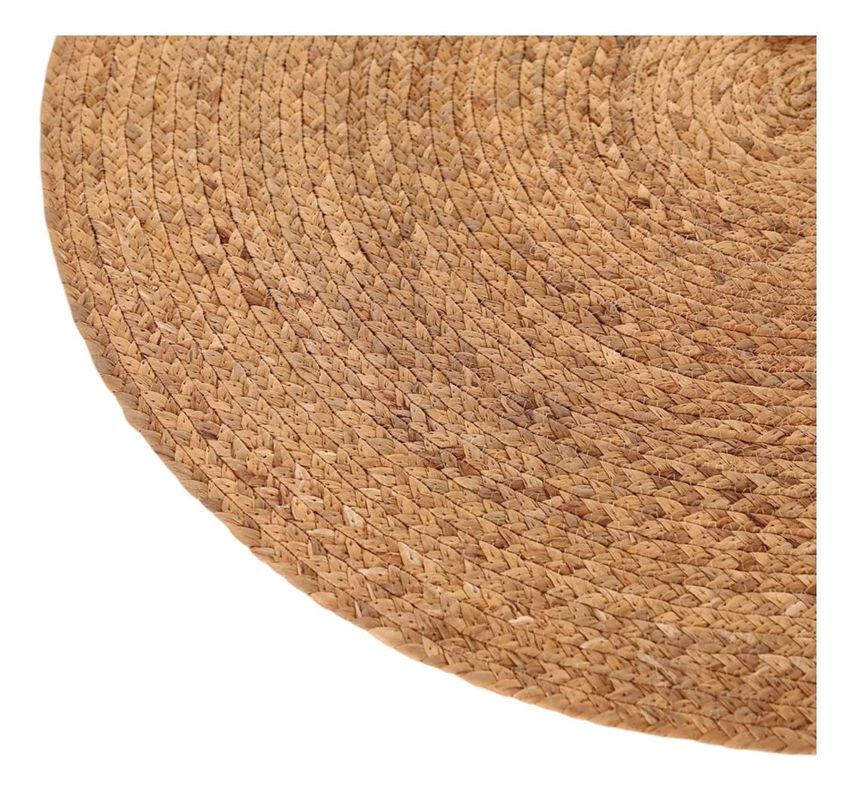Alfombra Trenzada Yute Tejida Natural Bohemio Decorativa Jhn-1