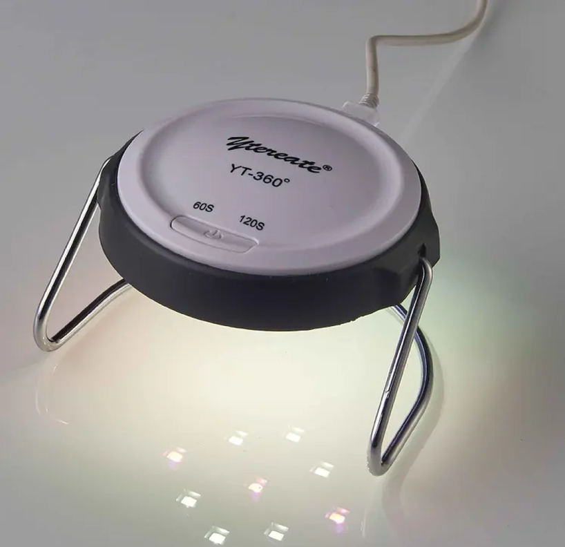 Lampara Secado Rapido Uñas Manicure Portatil Uv  Lau-2