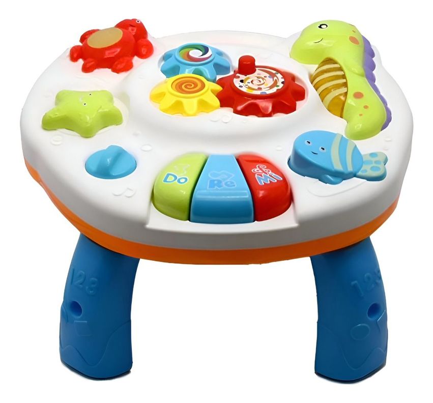 Mesa Aprendizaje Musical Juguete Didáctico 2en1 Niños Jhn-0
