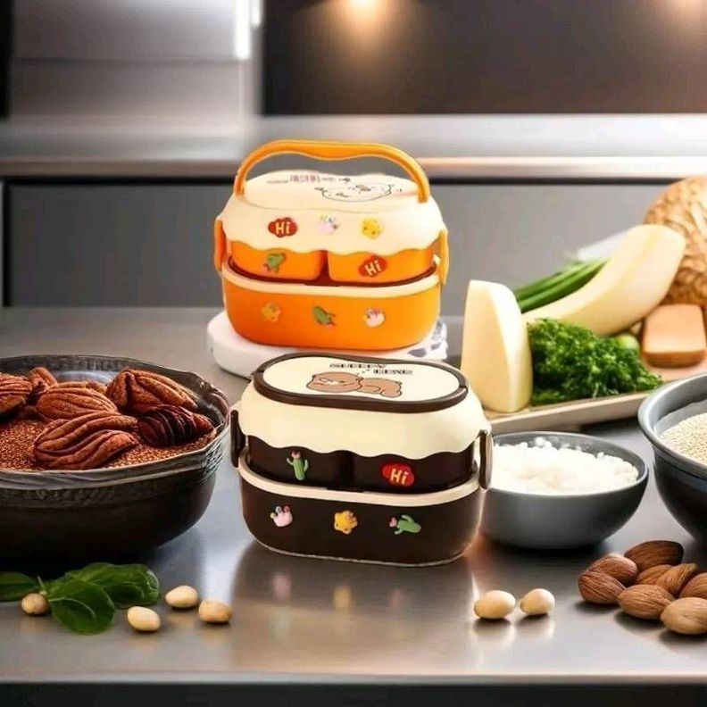 Contenedor Comida Portátil Apilable Calentamiento Rondon-1