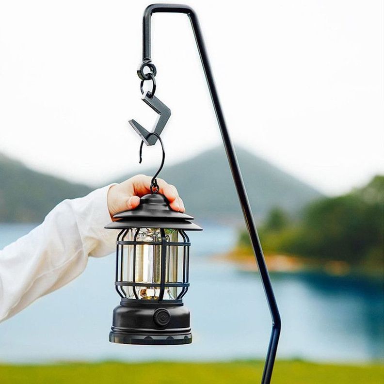 Farol Recargable Lampara Camping Portatil Colgante Lau-1