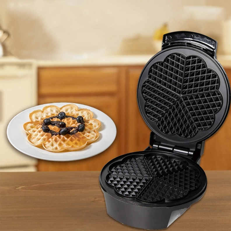 Máquina Waffles Sandwichera Atiadherente Portátil Lau-2