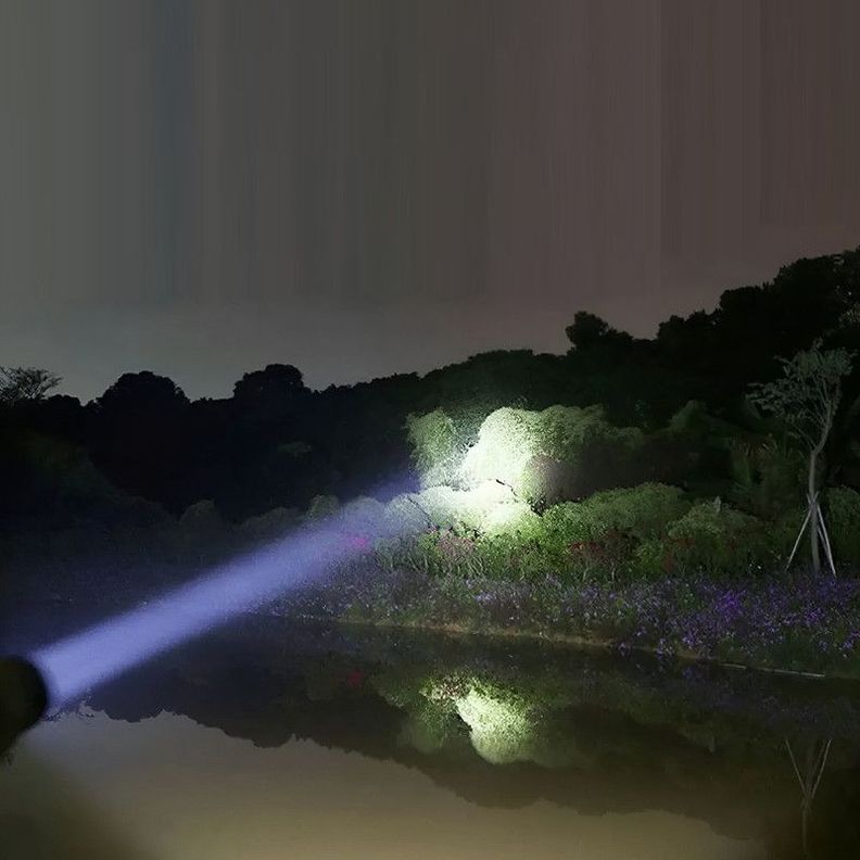 Linterna Exterior Láser Táctica Recargable LED Luz Rondon-1