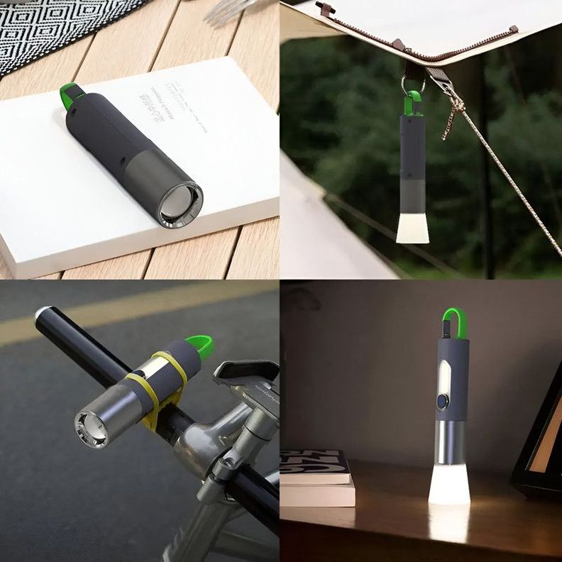 Linterna Exterior Láser Táctica Recargable LED Luz Rondon-7