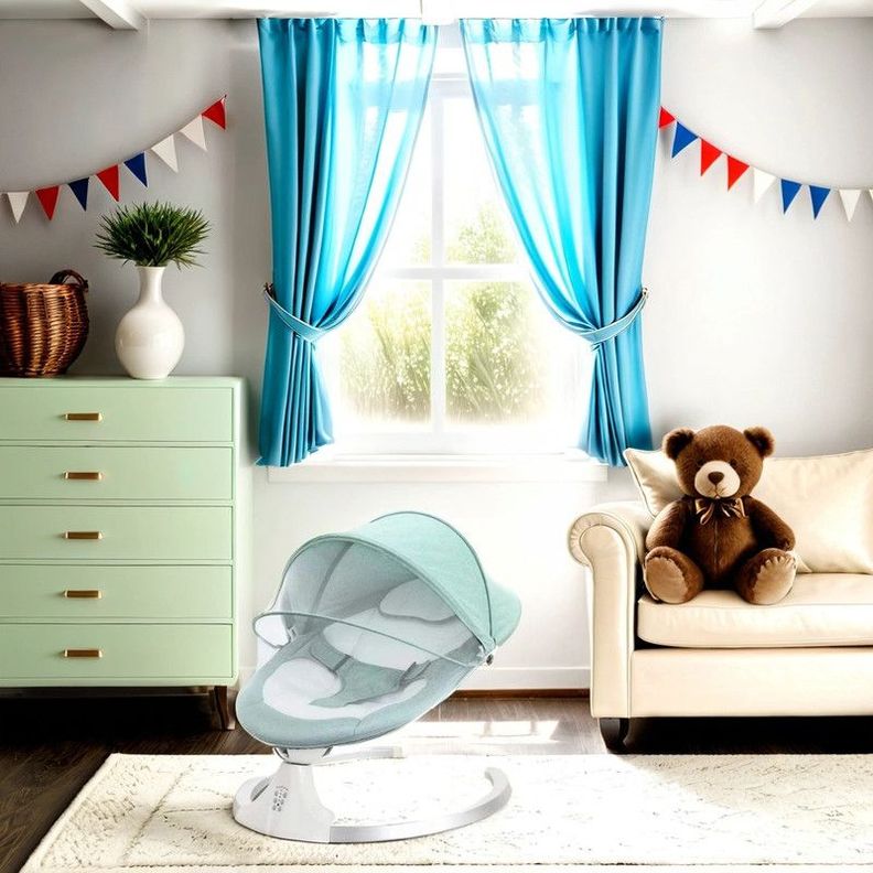 Silla Mecedora Inteligente Bebe Multifuncional Lau-5