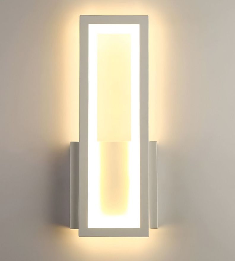 Aplique Lámpara Pared Rectangular Decoración Moderna Jhn-1