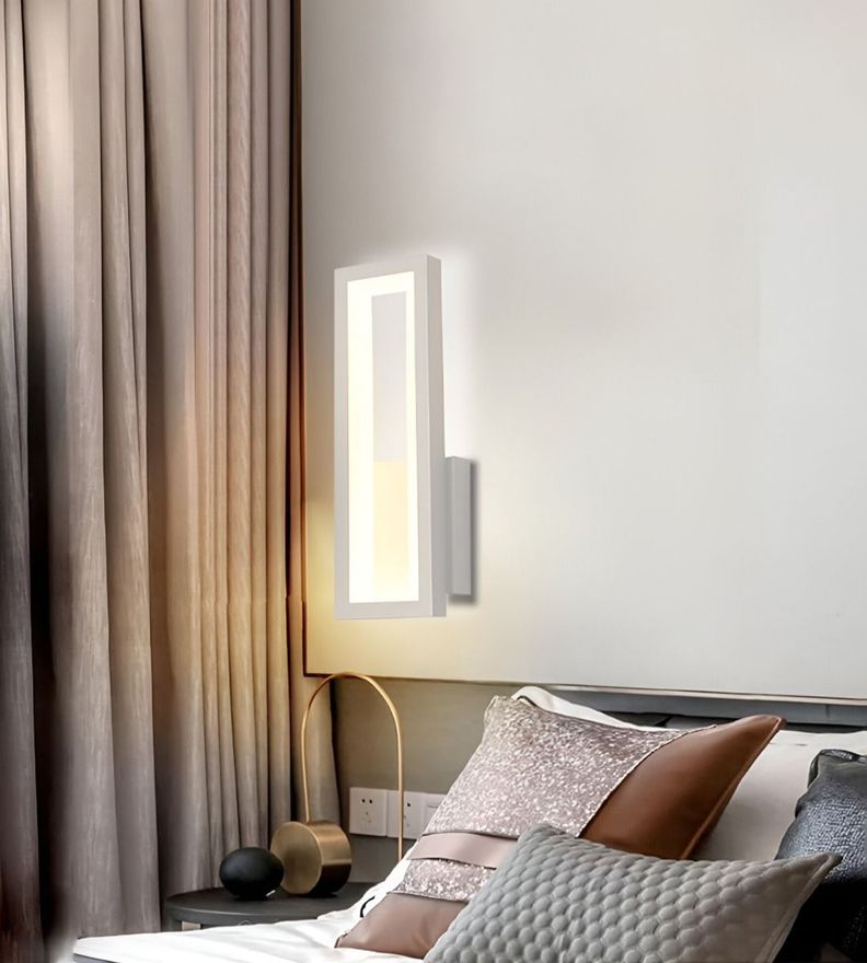 Aplique Lámpara Pared Rectangular Decoración Moderna Jhn-7