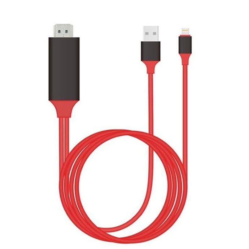 Cable Adaptador Hdmi iPhone iPad Tv Monitor Hd Rondon-0