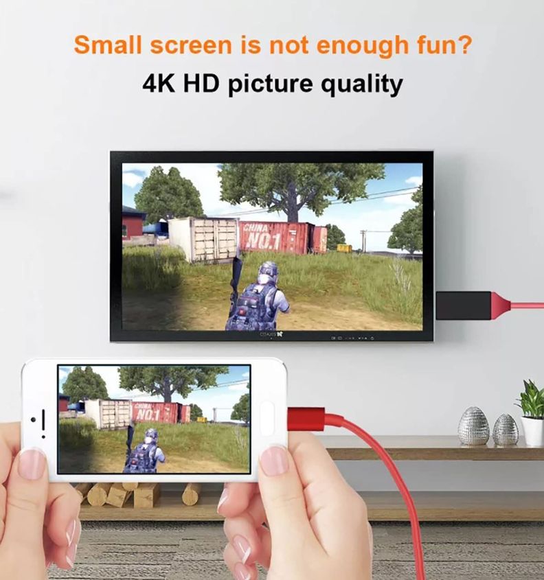 Cable Adaptador Hdmi iPhone iPad Tv Monitor Hd Rondon-4
