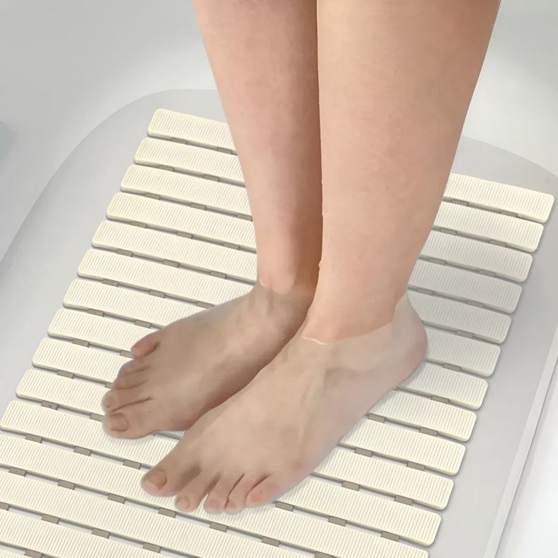 Alfombra Baño Antideslizante Drenaje Bañera Listones Jhn-3