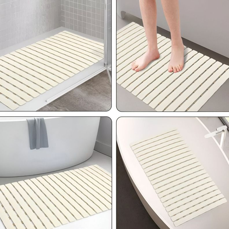 Alfombra Baño Antideslizante Drenaje Bañera Listones Jhn-5