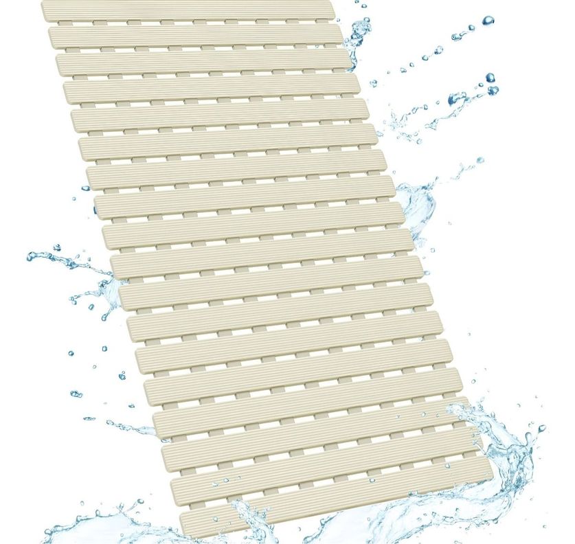 Alfombra Baño Antideslizante Drenaje Bañera Listones Jhn-6