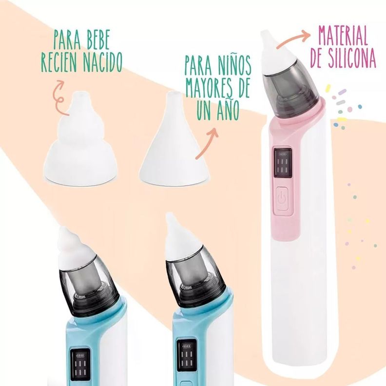 Aspirador Nasal Bebé Ventosa Eléctrico Recargable Rondon-5