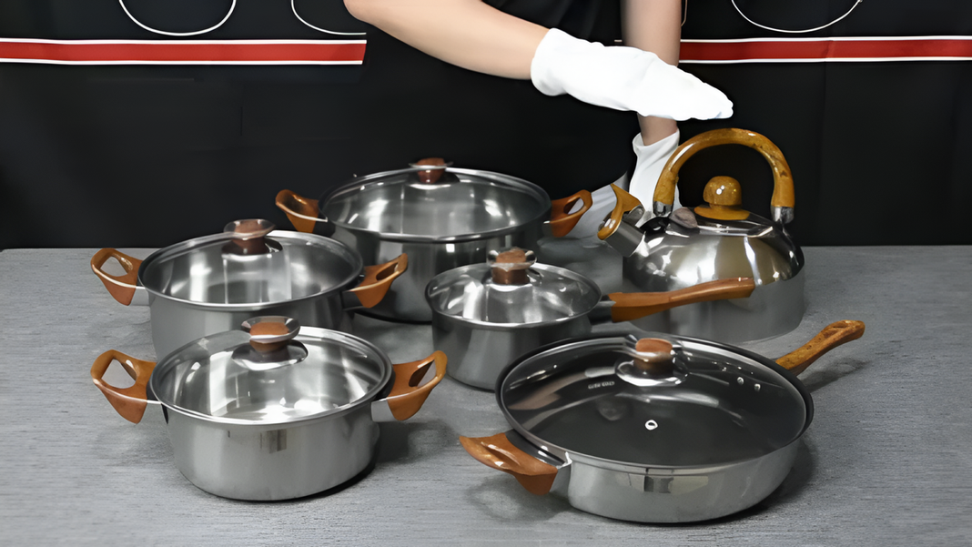 Juego Ollas Cocina Batería 12 Pzs Cacerolas Sarten Rondon-5