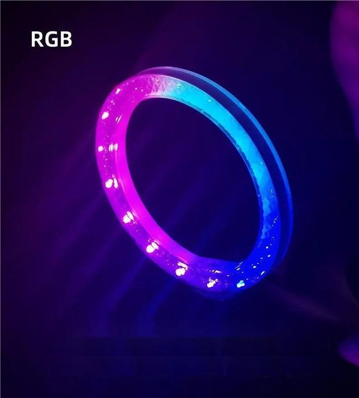 Iluminador Aro Anillo Luz Selfies Ajuste Colores Rgb Jer-2