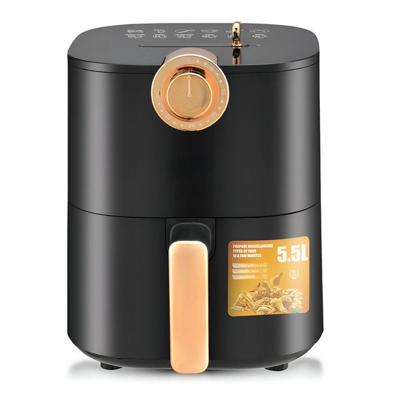 Freidora Aire 5,5L Coccion Contro Manual Antiadherente Lau-0