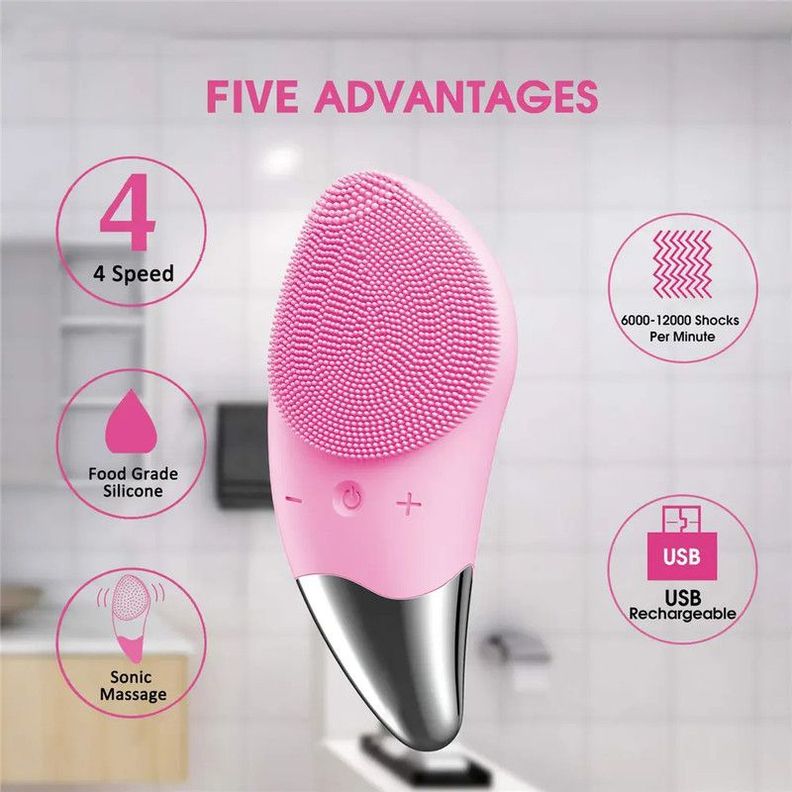 Masajeador Manual Portatil Rostro Belleza Limpieza Rondon-9