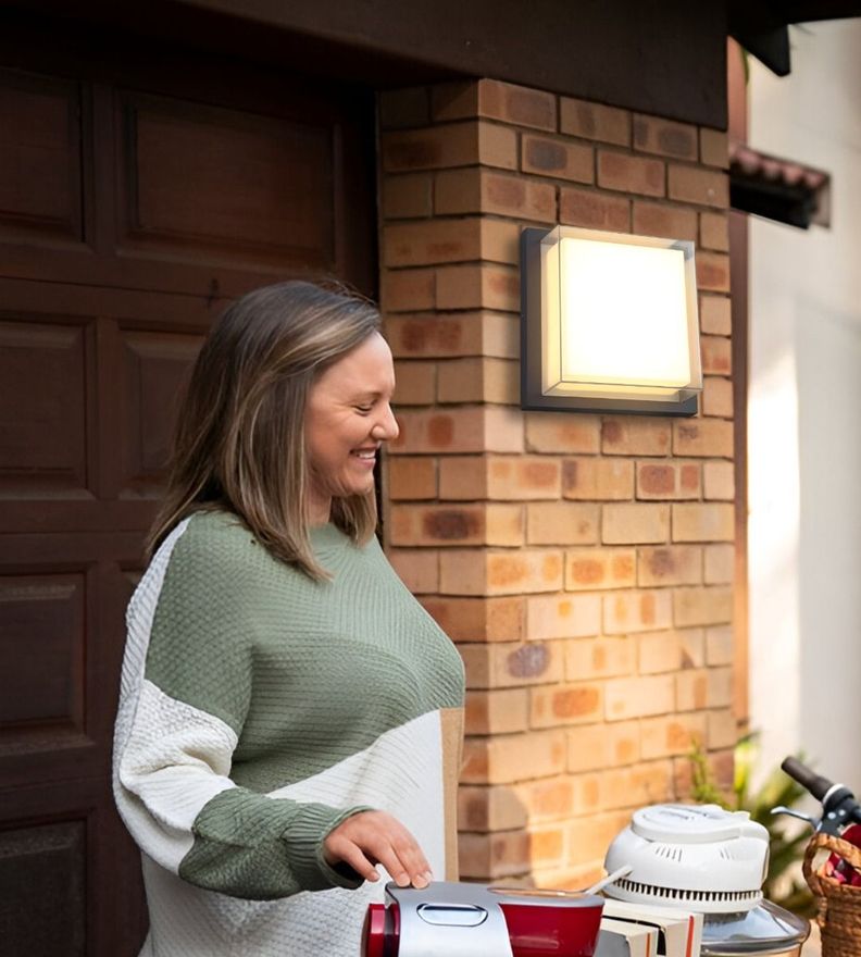 Aplique Pared LED Resistente Lámpara Decorativa Cuadrada Jhn-2